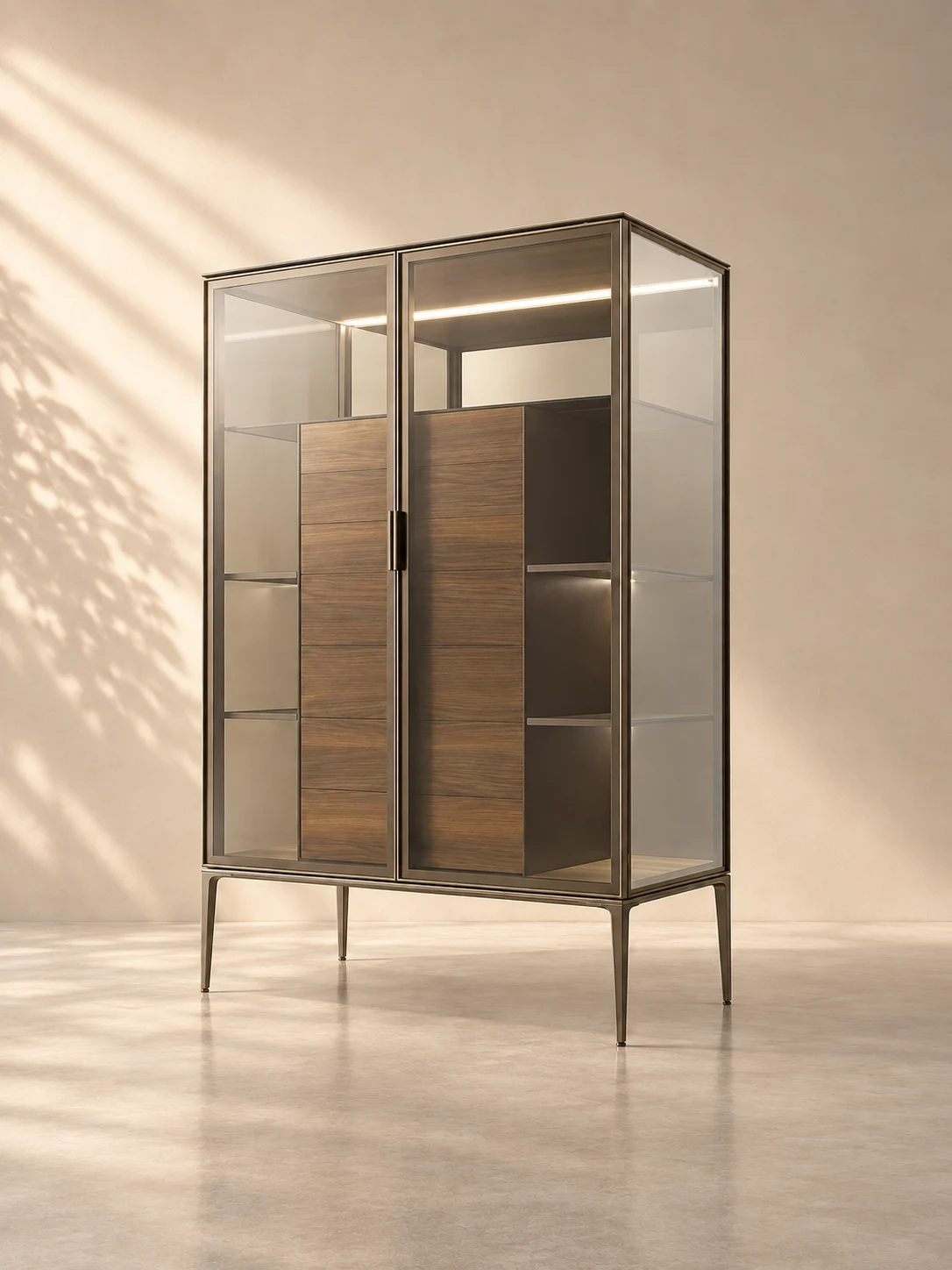 Atelier storage display cabinet