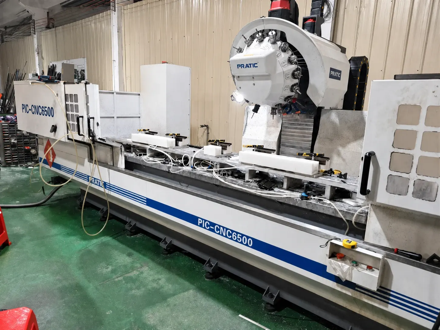 Metal CNC machining equipment from the company presentation