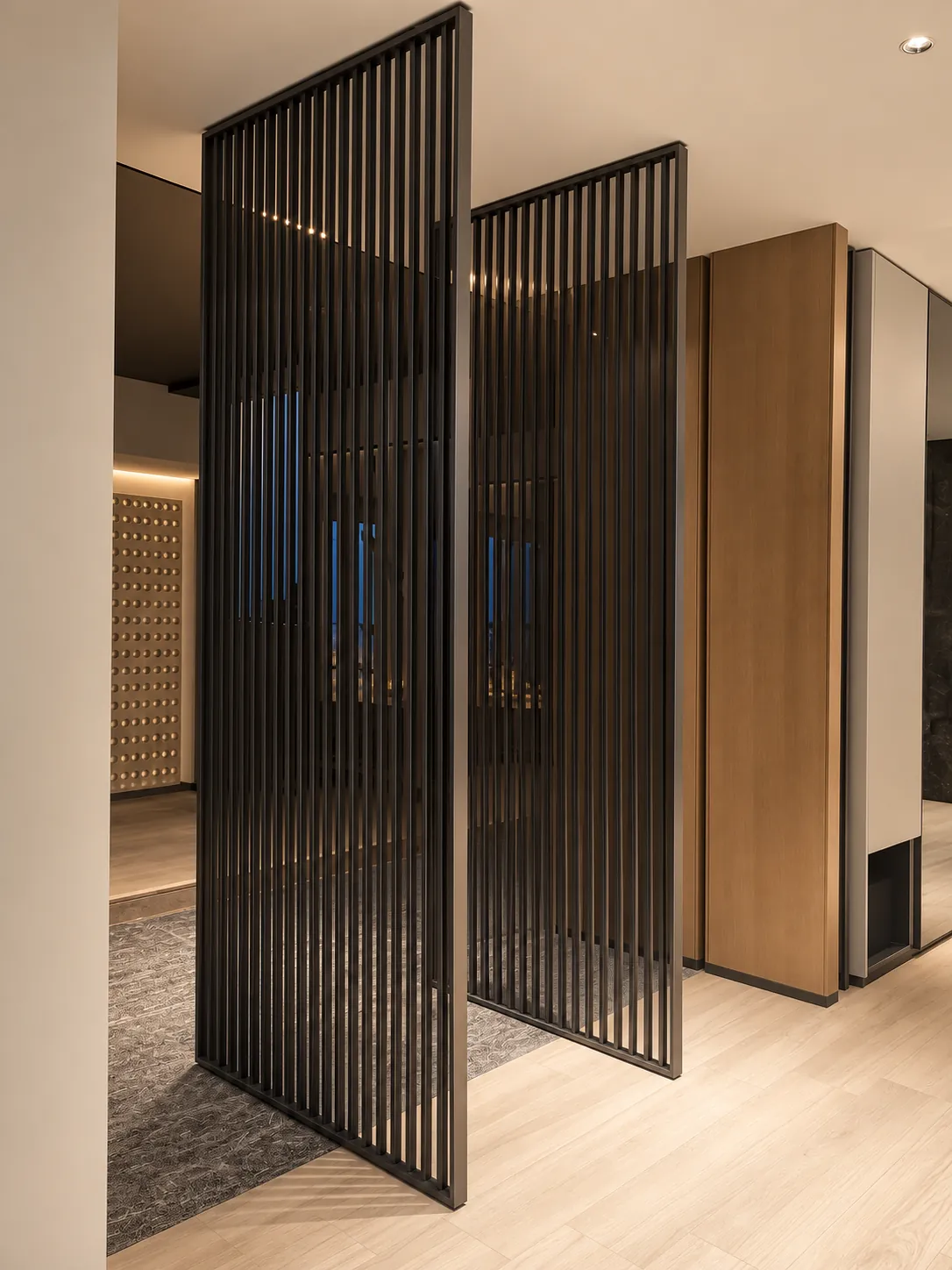 Slatted screens