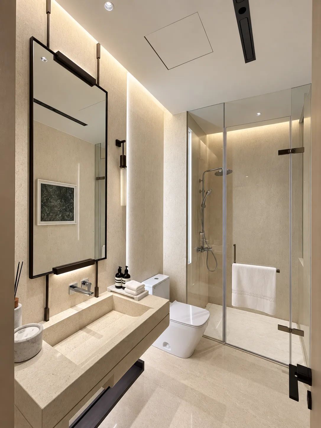 Secondary bathroom