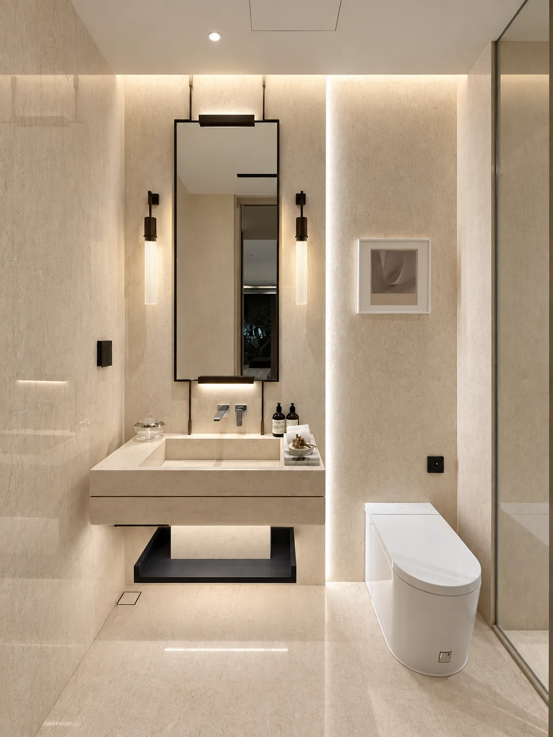 Secondary bathroom